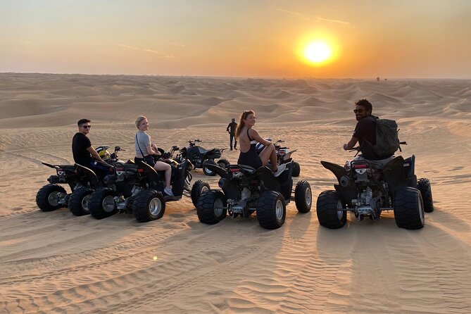Private Dinner in middle of desert with sunset quad bike tour - What the $201 price really covers
