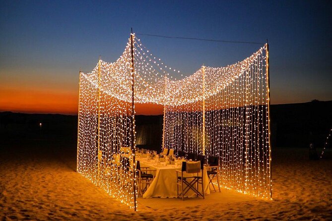 Private Dinner in middle of desert with sunset quad bike tour - Service, instruction, and what to confirm