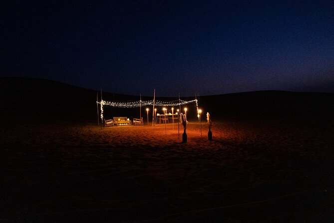 Private Dinner in the dunes in the Mleiha National Park - Sandboarding on the red dunes
