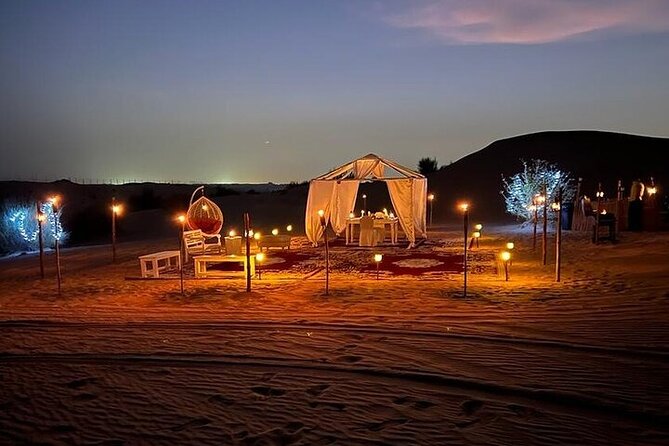 Private Dinner in the Heart of the Desert with Entertainment show - Key points to know before booking