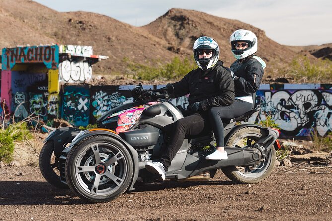 Private Guided Red Rock Canyon Tour for Couples on a CanAm Trike - What the Can-Am Ryker ride is really like