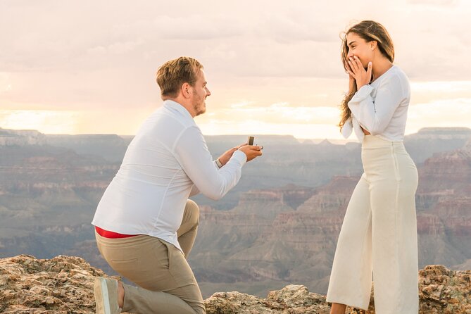 Private Proposal Professional Photo Shoot - Grand Canyon - Key details at a glance