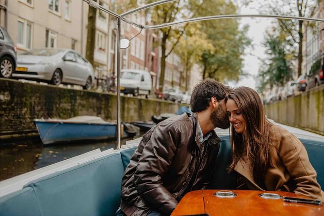 Private Romantic Canal Cruise Amsterdam with Bubbly and Snacks - Small houses, inner canals, and the Bridge of Love