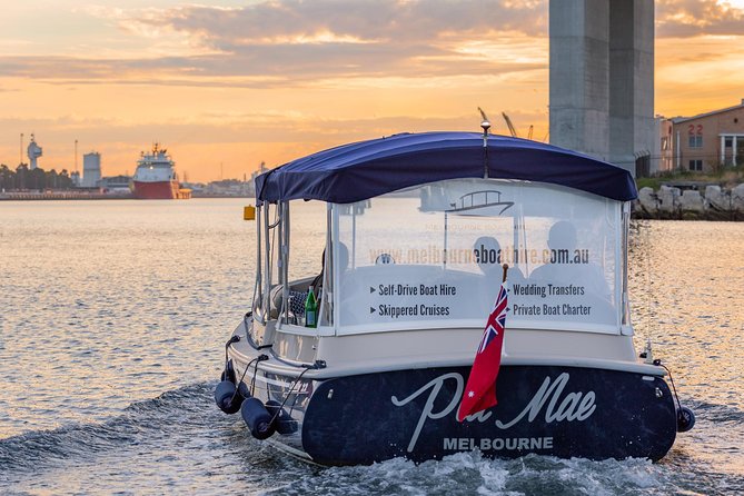 Private Romantic Melbourne Dinner Cruise for 2 - Meeting Panda or Matt as your skipper