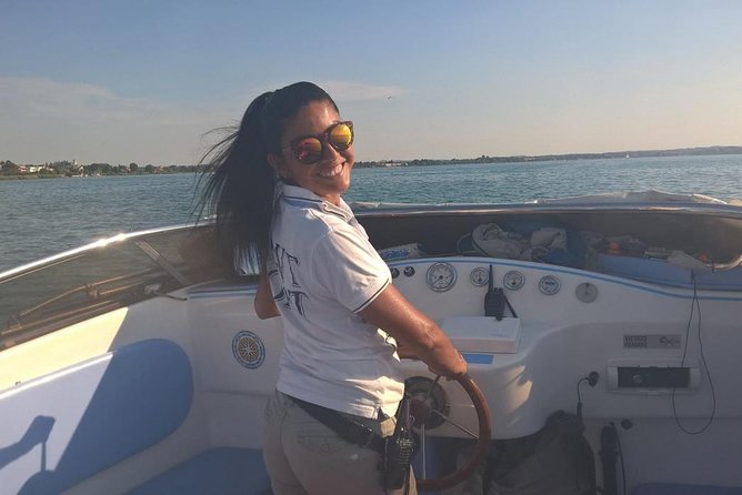 Private Romantic Motorboat Tour From Sirmione - The Grotte di Catullo from offshore