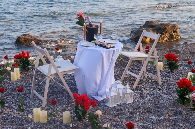 Private Romantic Picnics in Rhodes - Arriving at Kremasti beach