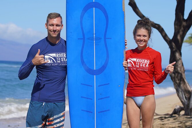 Private Surf Lesson for Two Near Lahaina - The water session and beginner waves