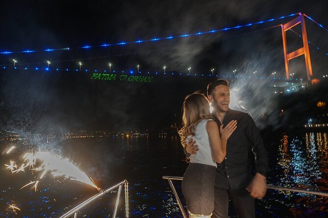 Private Yacht for Surprise Events / Birthday, Proposal, Anniversary, Party etc - Ortaköy Mosque and the bridge view