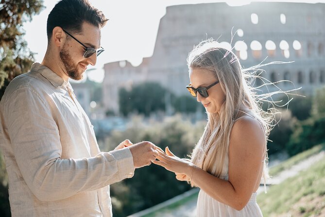 Proposal Photographer in Rome - Capturing the question without spoiling it