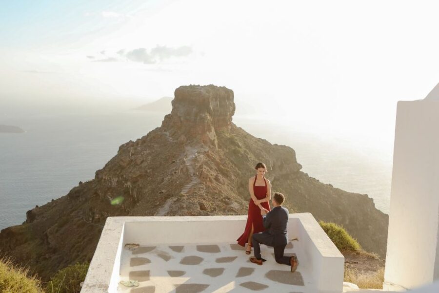 Proposal Photographer in Santorini - Why the private format matters