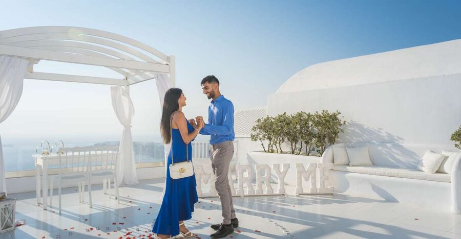 Proposal Photoshoot Santorini - The final photographs and lasting value