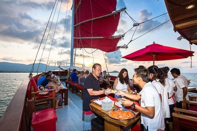 Red Baron : A Sunset Dinner Cruise from Koh Samui with Return Transfer - Sunset Over the Gulf of Thailand