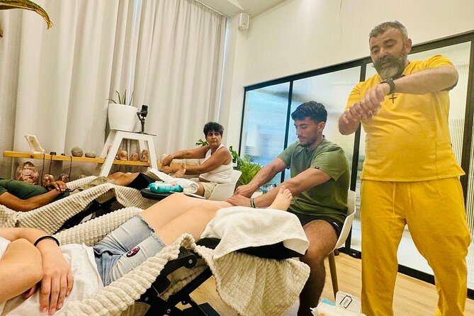 Reflexology Couples Workshop in Crete - The partner session: the heart of the class