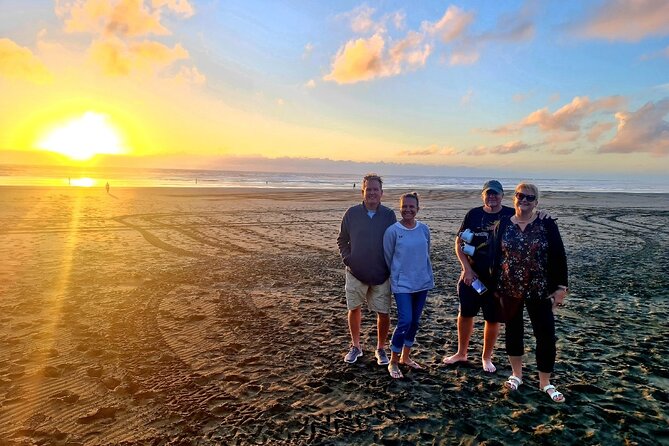 Romantic Auckland Sunset tour with Winery & Thermal pool - Muriwai Beach supplies the dramatic final view