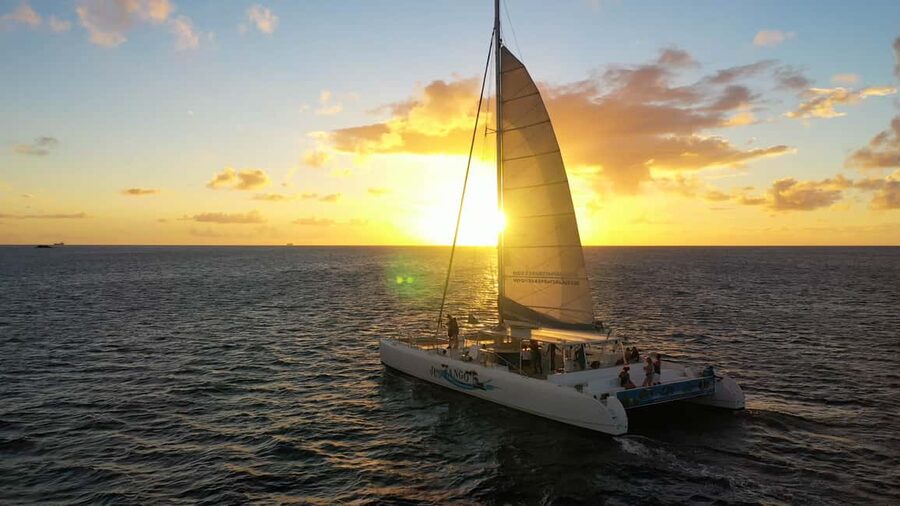 Romantic Caribbean Sunset Cruise - Setting sail from Rodney Bay