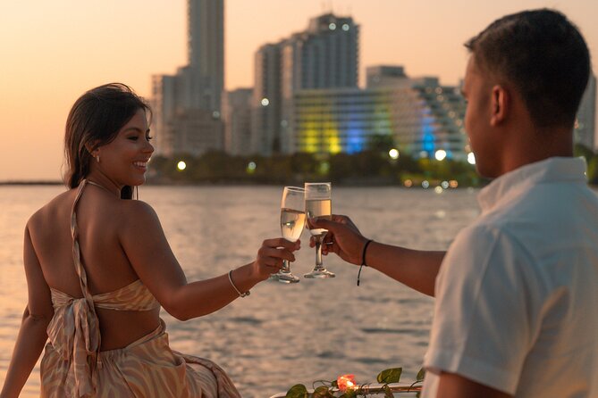 Romantic Date Night in the Bay of Cartagena - From Sibarita del Mar to the boat