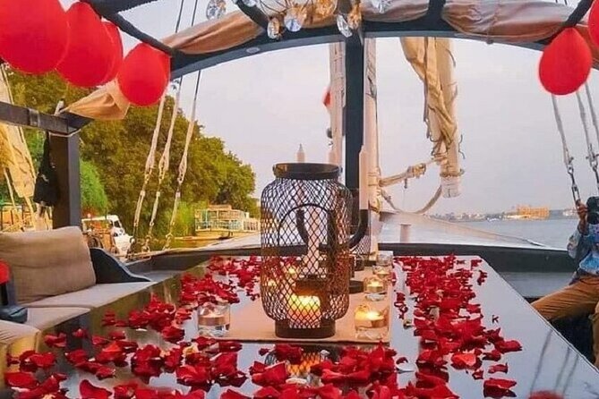 Romantic Dinner Cruise in Cairo Nile for Couples (Luxury) - Dinner, dessert, and drinks included