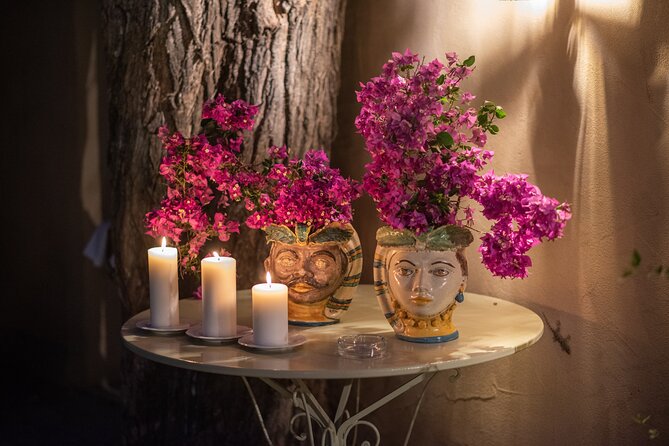 Romantic Dinner from Taormina with Vintage Car Tour - Arriving at the 19th-century castle setting