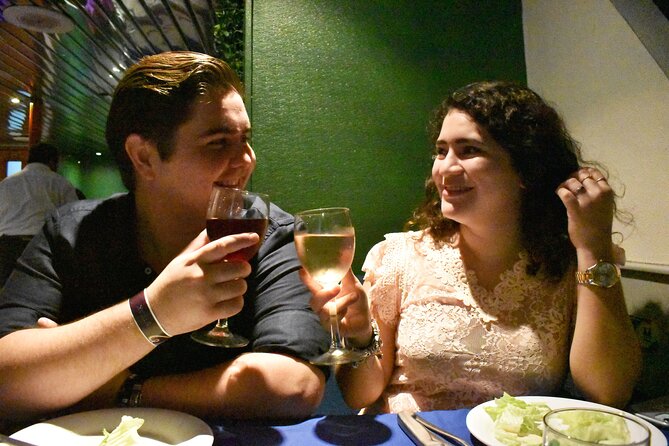 Romantic Dinner in the Spanish Galeon with Sax in Cancun. Lobster & Beef menu. - Sunset aboard the Columbus Galleon