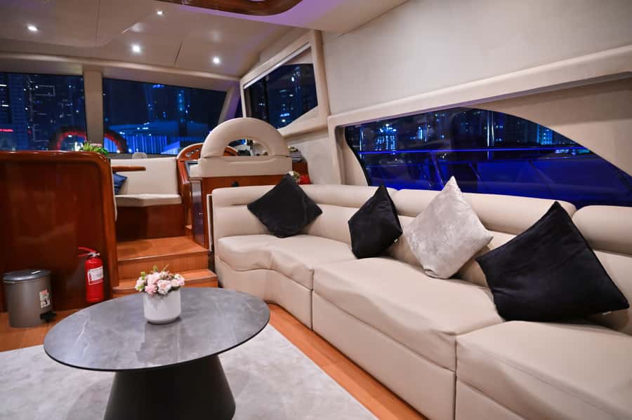 Romantic Dinner on Private Yacht - The Candlelit Table and Private Atmosphere