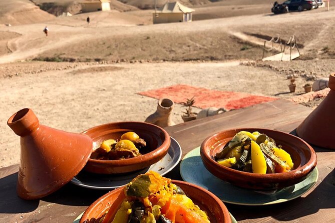 Romantic Dinner with Camel ride and quad bike in Agafay Desert - One hour on a quad bike