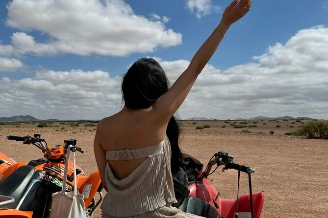 Romantic Dinner with Camel ride and quad bike in Agafay Desert - Agafay is rocky, not the Sahara