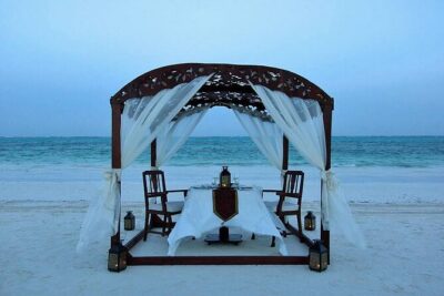 Romantic dinner with Candle at the Nungwi or Kendwa beach