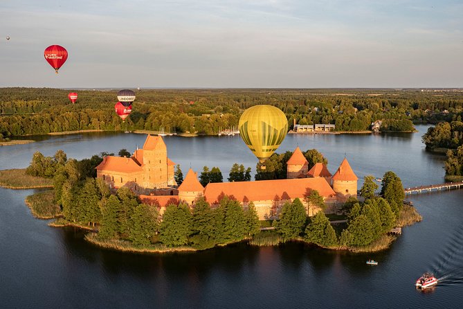 Romantic Hot Air Balloon Flight over Vilnius or Trakai - Morning calm or evening light