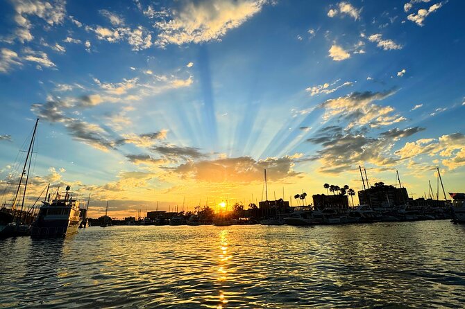 Romantic Luxury Boat Cruise with Wine Cheese Sea LionTours - Starting at Brizo Bar in Marina del Rey