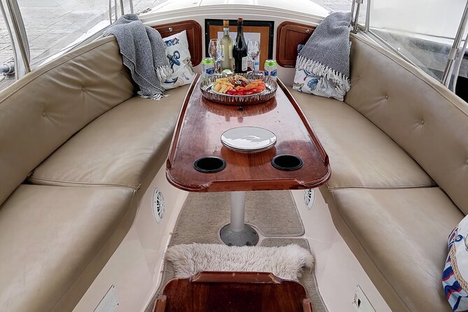 Romantic Luxury Boat Cruise with Wine Cheese Sea LionTours - Captain Shaun and the tone of the cruise