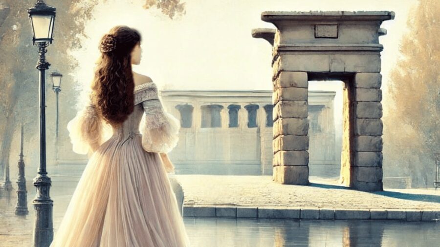 Romantic Madrid in the 19th century - Meeting Doña Victoria at Plaza de Isabel II