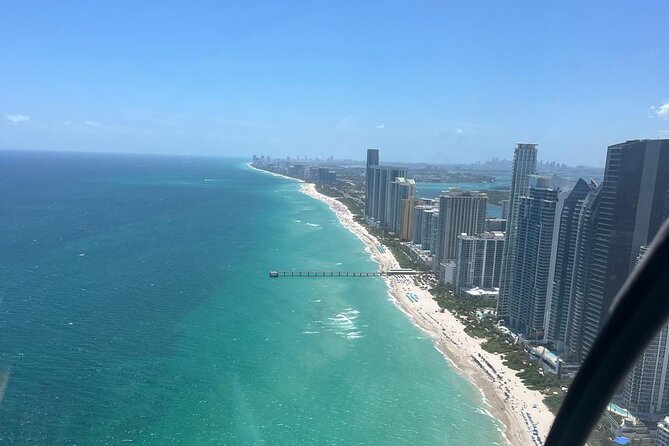 Romantic Miami Helicopter Tour with Champagne for Two - Miami Beach from the air