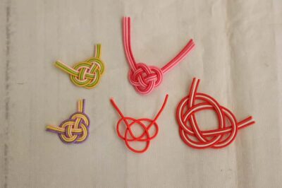 Romantic Mizuhiki Knot and Omikuji Washi Charm Workshop Ueno