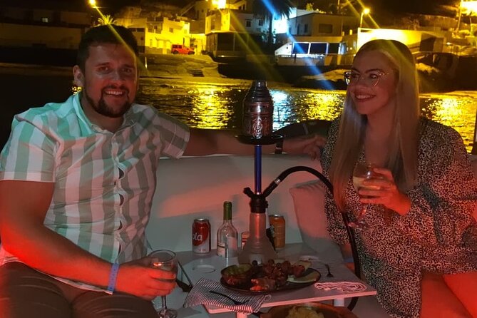 Romantic night ocean boat trip for 2 - Anchoring in the La Caleta lagoon