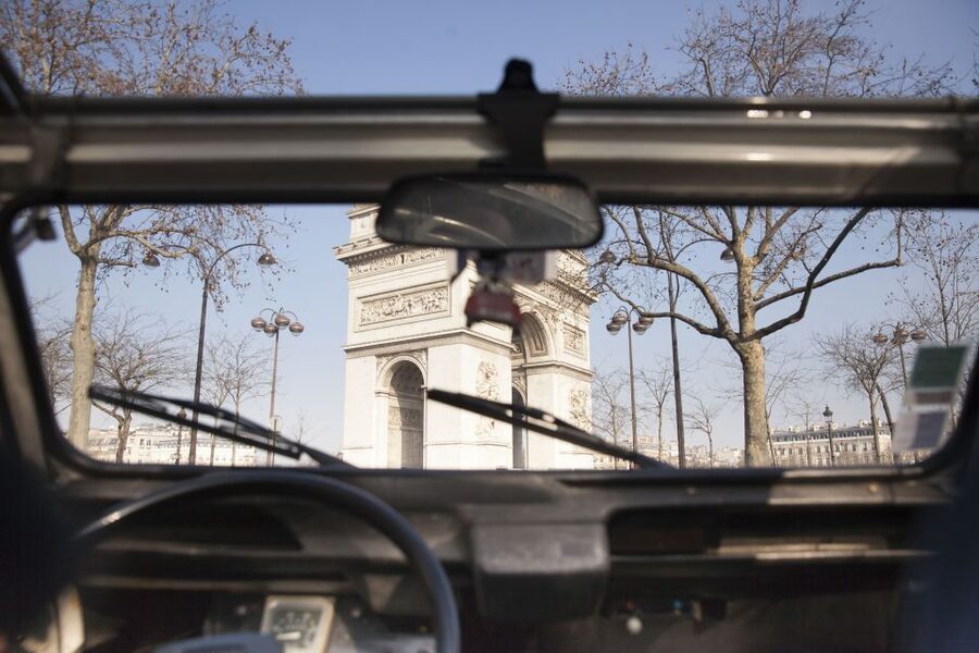 Romantic Paris Vintage Citroën 2CV Tour - Champs-Élysées and the Arc de Triomphe
