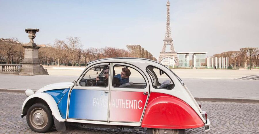 Romantic Paris Vintage Citroën 2CV Tour - From your hotel toward Montmartre