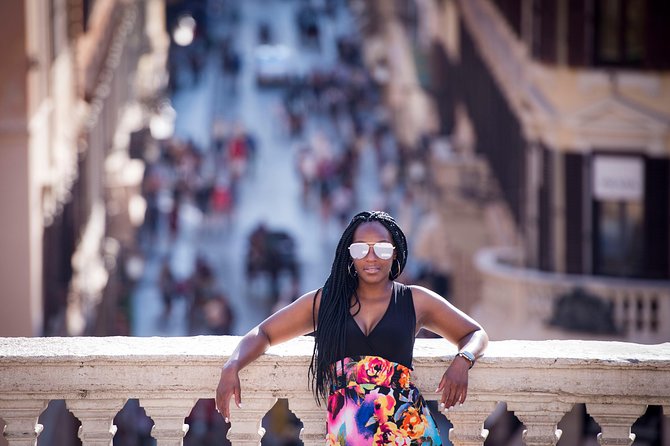 Romantic photos in Rome - Starting at the Spanish Steps