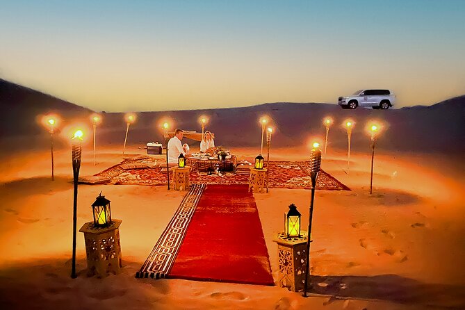 Romantic Private Dune Dinner Abu Dhabi - Dune bashing in the Al Khatim Desert