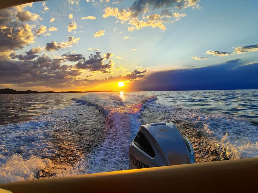 Romantic Sunset Cruise from Zadar by Speedboat - Leaving Zadar Harbor for the Adriatic Light