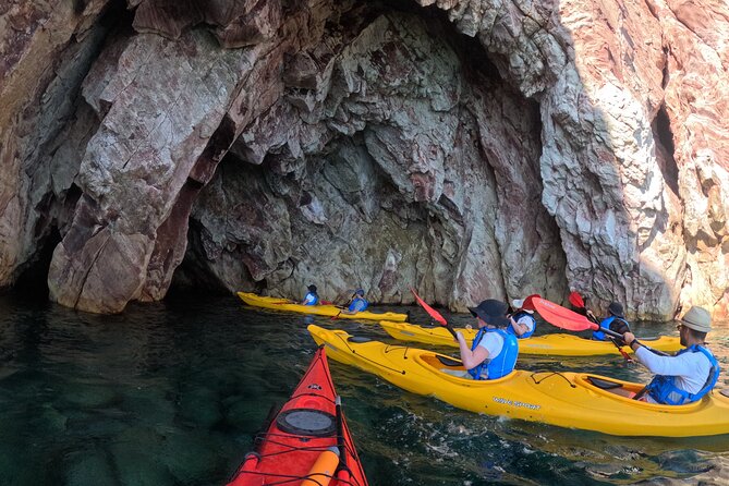 Romantic Sunset Kayaking Tour in Papafragas Cave, Milos - Who should book this Milos kayaking tour