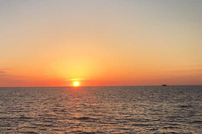 Romantic sunset - private - What you will see from the water