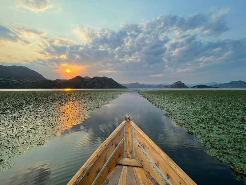 Romantic Sunset tour on Skadar lake with drinks and snacks - Why the evening departure works so well