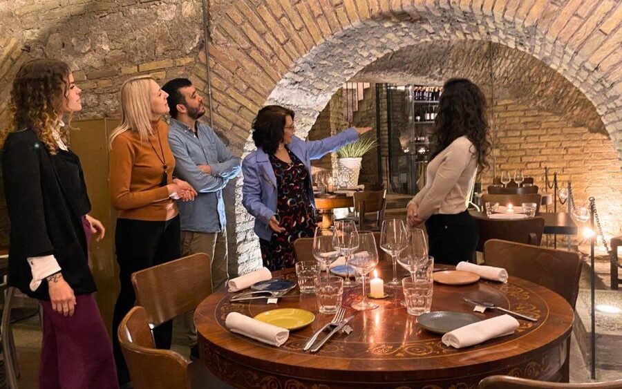 Rome: Exclusive Candlelight dinner in Agrippa's Roman Bath - Wine pairings and Roman food stories