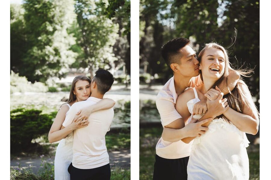 Rome: Romantic Couple Photoshoot at Villa Borghese - Campidoglio and Fori Imperiali for classical Rome
