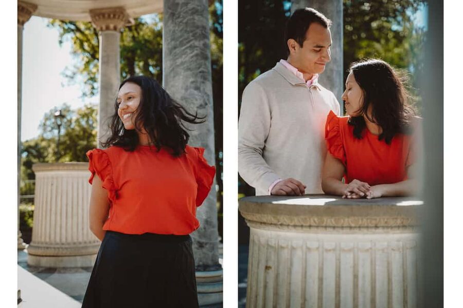 Rome: Romantic Couple Photoshoot at Villa Borghese - Castel Sant’Angelo and Sant’Angelo Bridge