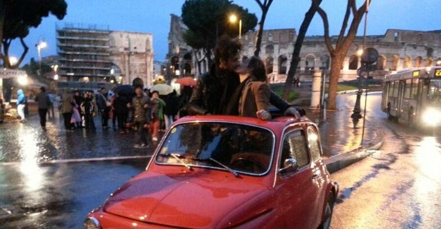 Rome: Romantic Night Tour by Classic Fiat 500 - Piazza Navona, the Pantheon, and Rome at twilight