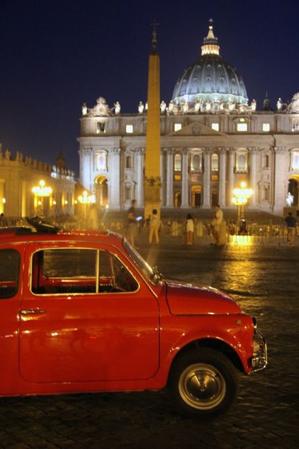 Rome: Romantic Night Tour by Classic Fiat 500 - Comfort, safety, and the vintage-car tradeoff