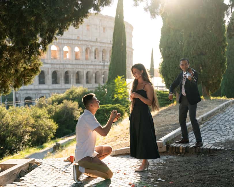 Rome: Romantic Proposal PhotoShoot - A secret proposal with Rome as your backdrop