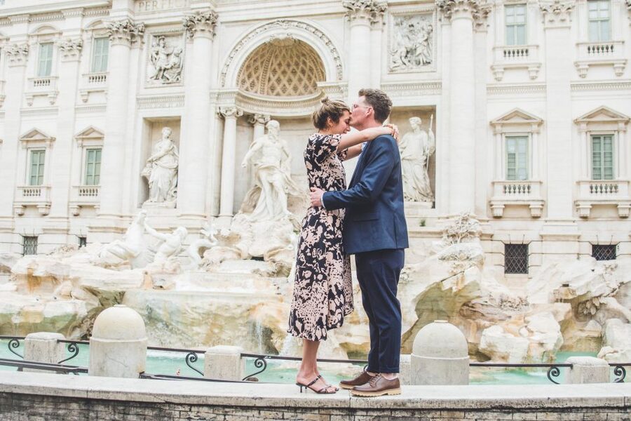 Rome: Romantic Proposal Shooting - A proposal photo shoot built around the moment