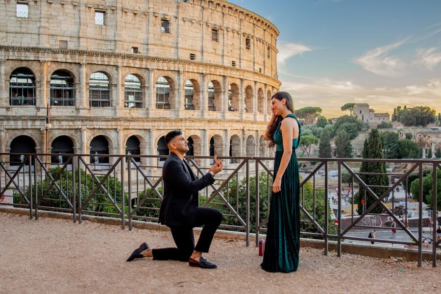 Rome: Romantic Proposal Shooting - What the 50 edited photos include